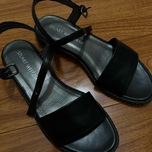 Stuart Weitzman black sandals